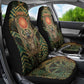 Khepri Car Seat Cover Ancient Egyptian Chevron, Scarab Ankh and Winged Khepri Guardian Motif - African Pride