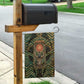 Khepri Garden Flag Ancient Egyptian Chevron, Scarab Ankh and Winged Khepri Guardian Motif - African Pride