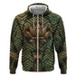 Khepri Hoodie Ancient Egyptian Chevron, Scarab Ankh and Winged Khepri Guardian Motif - African Pride