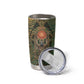 Khepri Tumbler Cup Ancient Egyptian Chevron, Scarab Ankh and Winged Khepri Guardian Motif - African Pride