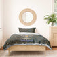 Khepri Ancient Egyptian Bedding Set Dark Hieroglyphic, Blue Lotus Eye Symbol, and Winged Scarab Resurrection - African Pride