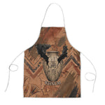 Khnum Apron Ancient Egyptian Earthy Cracked Papyrus - Divine Potter - African Pride