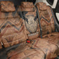 Khnum Back Car Seat Cover Ancient Egyptian Earthy Cracked Papyrus - Divine Potter - African Pride