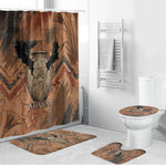 Khnum Bathroom Set Ancient Egyptian Earthy Cracked Papyrus - Divine Potter - African Pride