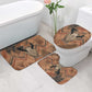Khnum Bathroom Set Ancient Egyptian Earthy Cracked Papyrus - Divine Potter - African Pride