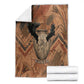 Khnum Blanket Ancient Egyptian Earthy Cracked Papyrus - Divine Potter - African Pride