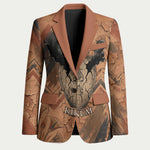 Khnum Blazer Ancient Egyptian Earthy Cracked Papyrus - Divine Potter - African Pride