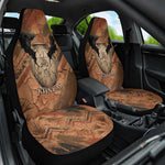 Khnum Car Seat Cover Ancient Egyptian Earthy Cracked Papyrus - Divine Potter - African Pride
