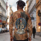 Khnum Long Sleeve Button Shirt Ancient Egyptian Earthy Cracked Papyrus - Divine Potter - African Pride