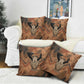 Khnum Pillow Cover Ancient Egyptian Earthy Cracked Papyrus - Divine Potter - African Pride
