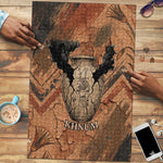 Khnum Puzzle Ancient Egyptian Earthy Cracked Papyrus - Divine Potter - African Pride