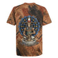 Khnum Rugby Jersey Ancient Egyptian Earthy Cracked Papyrus - Divine Potter - African Pride