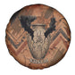 Khnum Spare Tire Cover Ancient Egyptian Earthy Cracked Papyrus - Divine Potter - African Pride