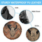 Khnum Spare Tire Cover Ancient Egyptian Earthy Cracked Papyrus - Divine Potter - African Pride