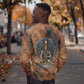 Khnum Sweatshirt Ancient Egyptian Earthy Cracked Papyrus - Divine Potter - African Pride