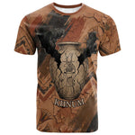 Khnum T shirt Ancient Egyptian Earthy Cracked Papyrus - Divine Potter - African Pride