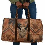 Khnum Travel Bag Ancient Egyptian Earthy Cracked Papyrus - Divine Potter - African Pride