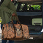 Khnum Travel Bag Ancient Egyptian Earthy Cracked Papyrus - Divine Potter - African Pride