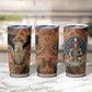 Khnum Tumbler Cup Ancient Egyptian Earthy Cracked Papyrus - Divine Potter - African Pride