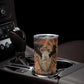 Khnum Tumbler Cup Ancient Egyptian Earthy Cracked Papyrus - Divine Potter - African Pride
