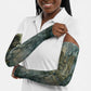 Khnum Ancient Egyptian Arm Sleeves with Smoky Leaf, Ram Head Emblem, and Guardian of the Cataract - African Pride
