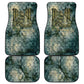 Khnum Ancient Egyptian Car Mats with Smoky Leaf, Ram Head Emblem, and Guardian of the Cataract - African Pride