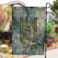 Khnum Ancient Egyptian Garden Flag with Smoky Leaf, Ram Head Emblem, and Guardian of the Cataract - African Pride
