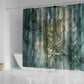Khnum Ancient Egyptian Shower Curtain with Smoky Leaf, Ram Head Emblem, and Guardian of the Cataract - African Pride