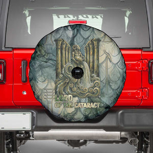 Khnum Ancient Egyptian Spare Tire Cover with Smoky Leaf, Ram Head Emblem, and Guardian of the Cataract - African Pride