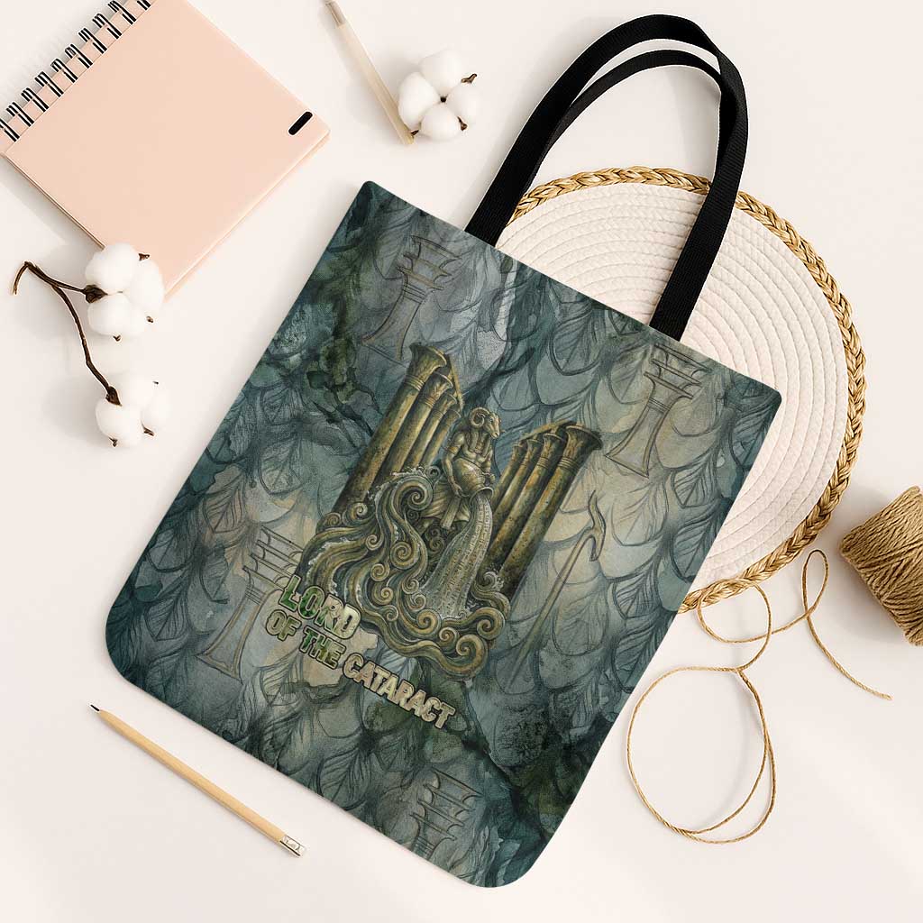 Khnum Ancient Egyptian Tote Bag with Smoky Leaf, Ram Head Emblem, and Guardian of the Cataract - African Pride