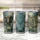 Khnum Ancient Egyptian Tumbler Cup with Smoky Leaf, Ram Head Emblem, and Guardian of the Cataract - African Pride