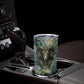 Khnum Ancient Egyptian Tumbler Cup with Smoky Leaf, Ram Head Emblem, and Guardian of the Cataract - African Pride