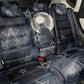 Khonsu Back Car Seat Cover Ancient Egyptian Dark Feather Pattern, Moonlit Raven Symbol, and Eye Lotus - African Pride