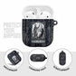Khonsu Ancient Egyptian AirPods Case with Dark Celtic Knot Pattern, Baboon Guardian Symbol, and Moon Healer Motif - African Pride