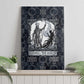 Khonsu Ancient Egyptian Canvas Wall Art with Dark Celtic Knot Pattern, Baboon Guardian Symbol, and Moon Healer Motif - African Pride