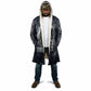 Khonsu Ancient Egyptian Cloak with Dark Celtic Knot Pattern, Baboon Guardian Symbol, and Moon Healer Motif - African Pride