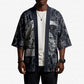Khonsu Ancient Egyptian Kimono with Dark Celtic Knot Pattern, Baboon Guardian Symbol, and Moon Healer Motif - African Pride