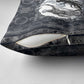 Khonsu Ancient Egyptian Pillow Cover with Dark Celtic Knot Pattern, Baboon Guardian Symbol, and Moon Healer Motif - African Pride