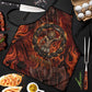 Maahes Apron Ancient Egyptian Fiery Red Flame - Roaring Lion Head - African Pride