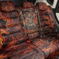 Maahes Back Car Seat Cover Ancient Egyptian Fiery Red Flame - Roaring Lion Head - African Pride