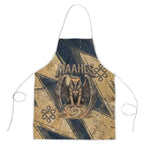 Maahes Ancient Egyptian Apron Geometric Pattern Winged Lion Deity, and Sacred Lotus Motif - African Pride
