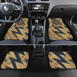 Maahes Ancient Egyptian Car Mats Geometric Pattern Winged Lion Deity, and Sacred Lotus Motif - African Pride