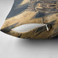 Maahes Ancient Egyptian Pillow Cover Geometric Pattern Winged Lion Deity, and Sacred Lotus Motif - African Pride