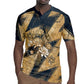 Maahes Ancient Egyptian Rugby Jersey Geometric Pattern Winged Lion Deity, and Sacred Lotus Motif - African Pride