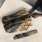 Maahes Ancient Egyptian Umbrella Geometric Pattern Winged Lion Deity, and Sacred Lotus Motif - African Pride