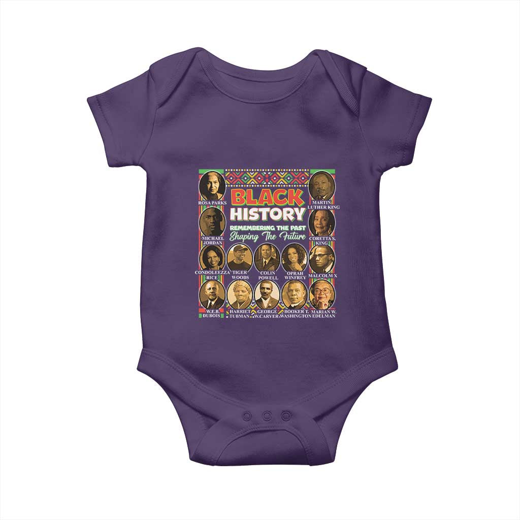 Black History Month Baby Onesie Remembering The Past Shaping The Future