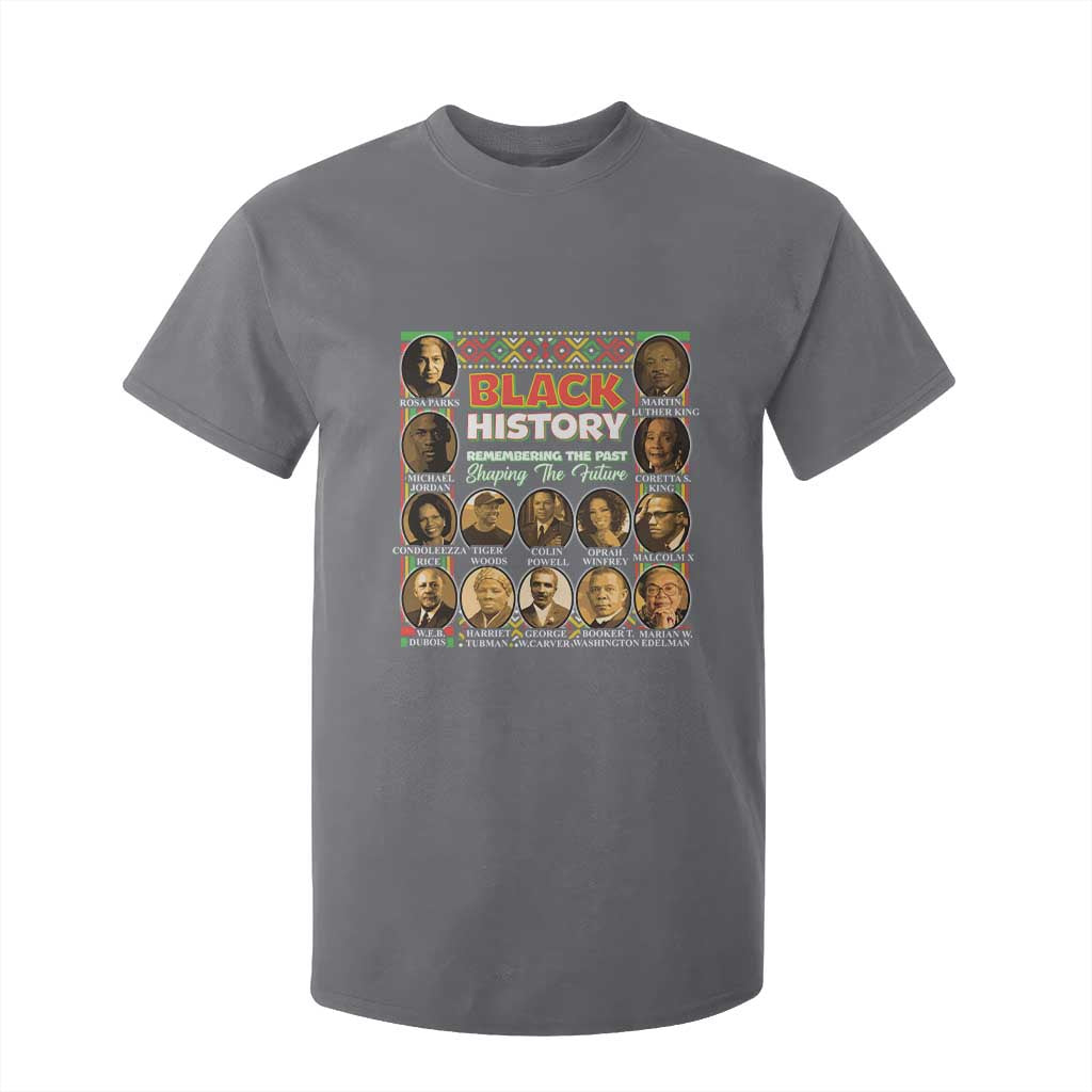 Black History Month T Shirt For Kid Remembering The Past Shaping The Future