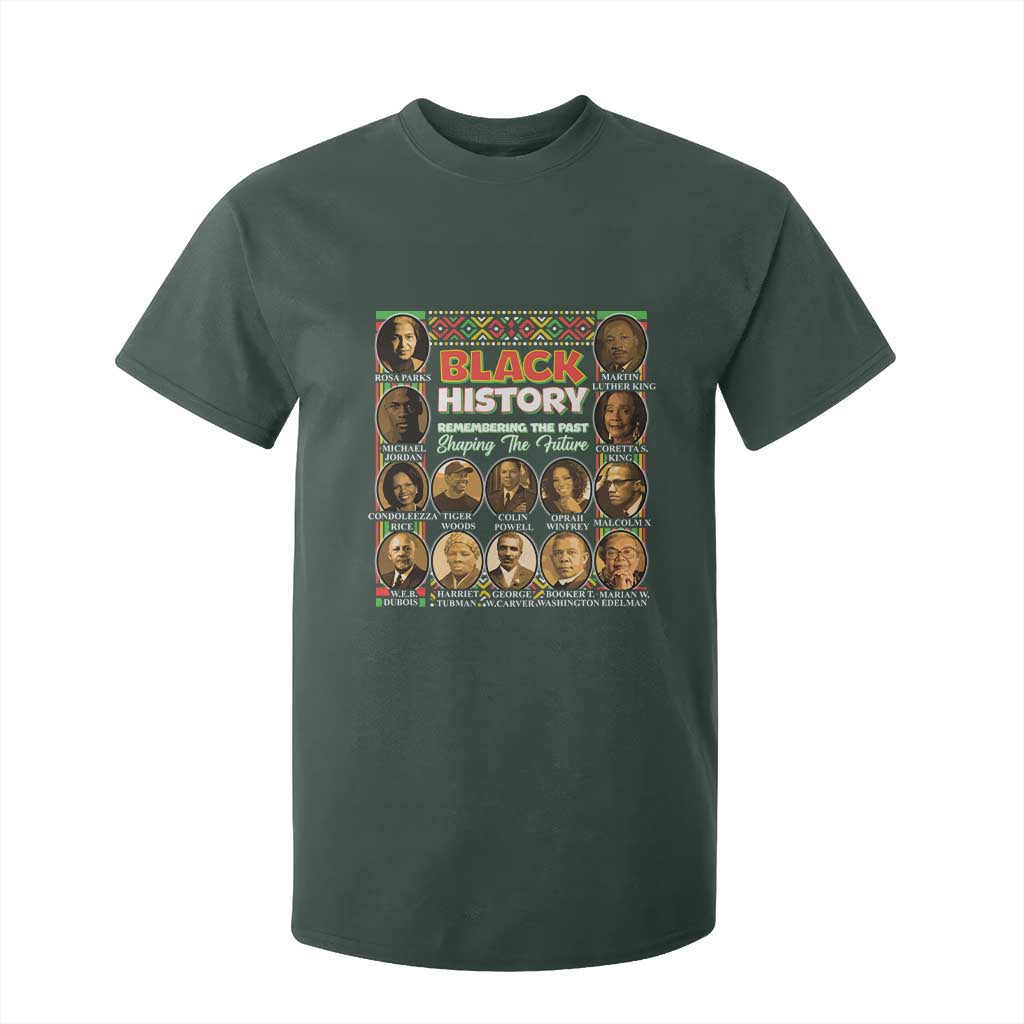 Black History Month T Shirt For Kid Remembering The Past Shaping The Future