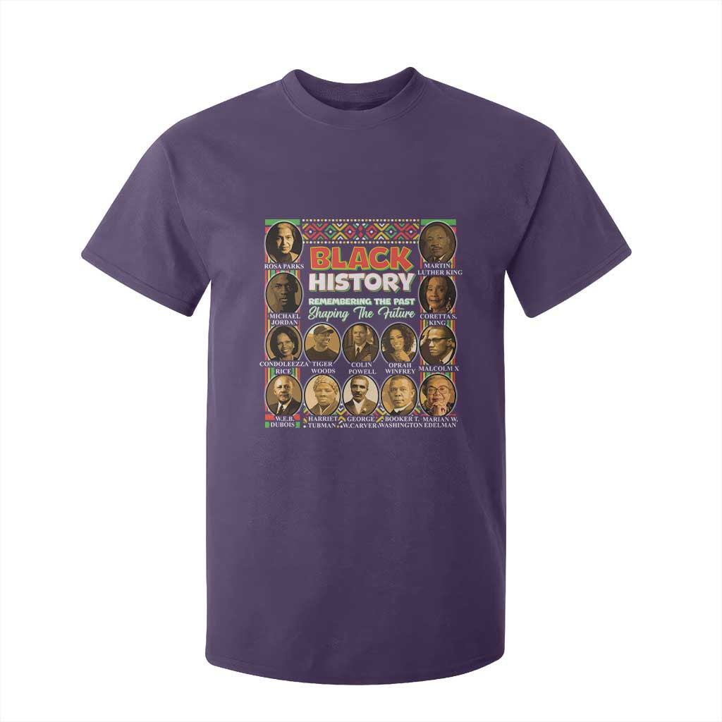 Black History Month T Shirt For Kid Remembering The Past Shaping The Future