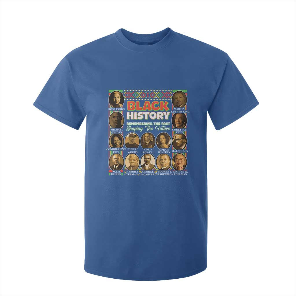 Black History Month T Shirt For Kid Remembering The Past Shaping The Future